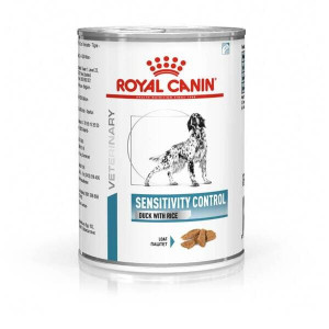 ROYAL CANIN VHN DOG SENSITIVITY CONTROL DUCK RICE konservi suņiem 410g